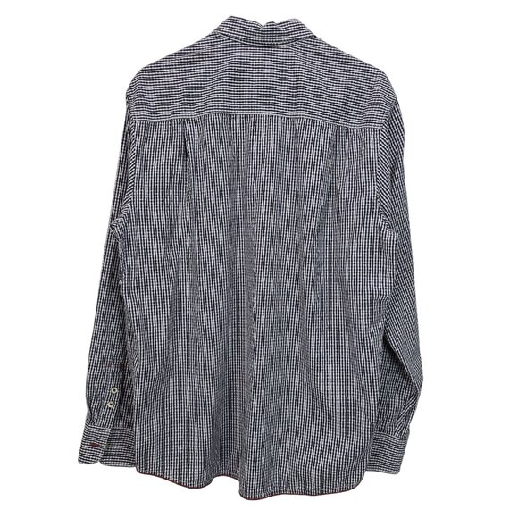 Tommy Bahama Mens Shirt Medium Gingham Button Down Blue LS White Purple - Picture 2 of 12